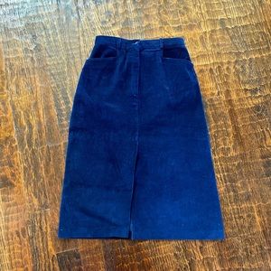 Vintage corduroy skirt